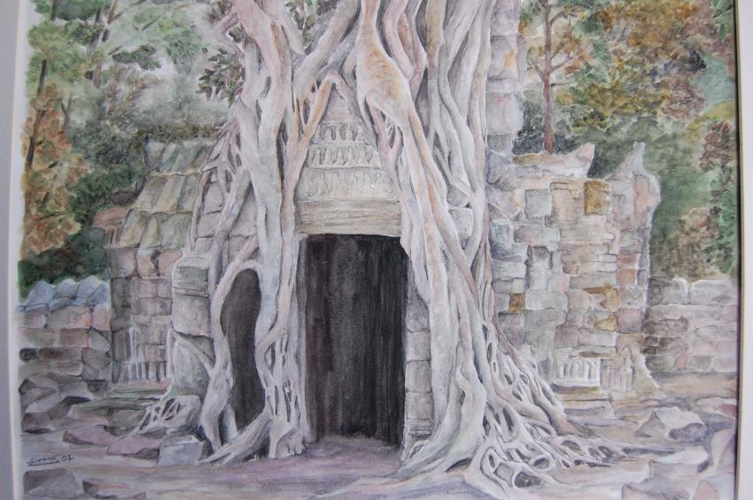 RUINES DE TEMPLE KHMERE