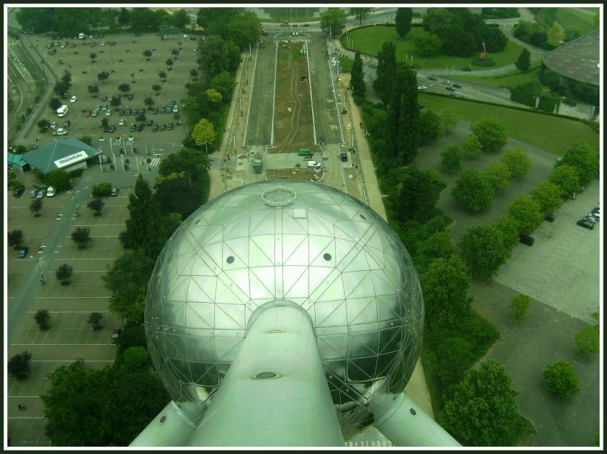 Bruxelles - Vue depuis l'Atomium