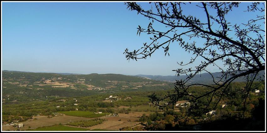 Paysage au dessus d'Apt (84)