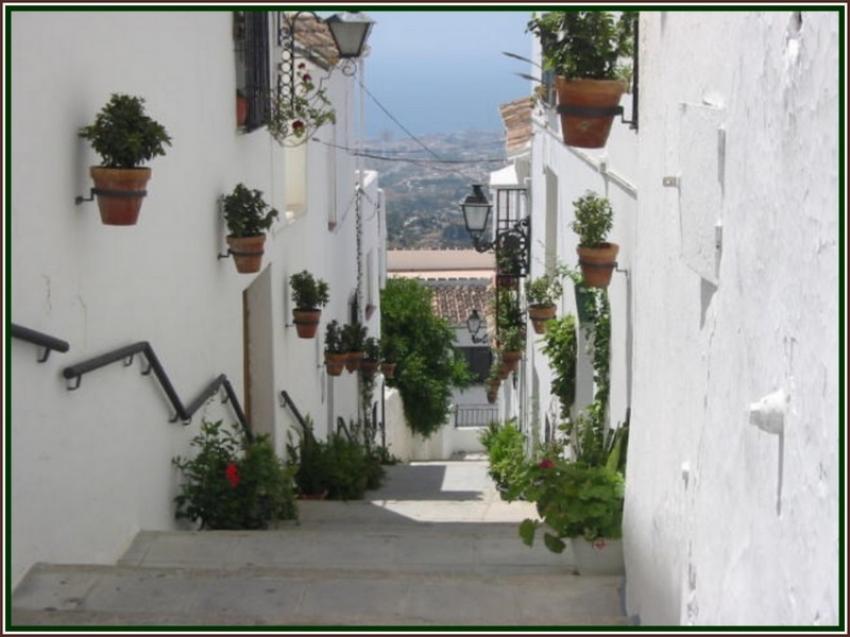 Rue de Mijas (Andalousie)