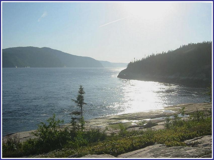 Tadoussac - Le fjord dans la lumire