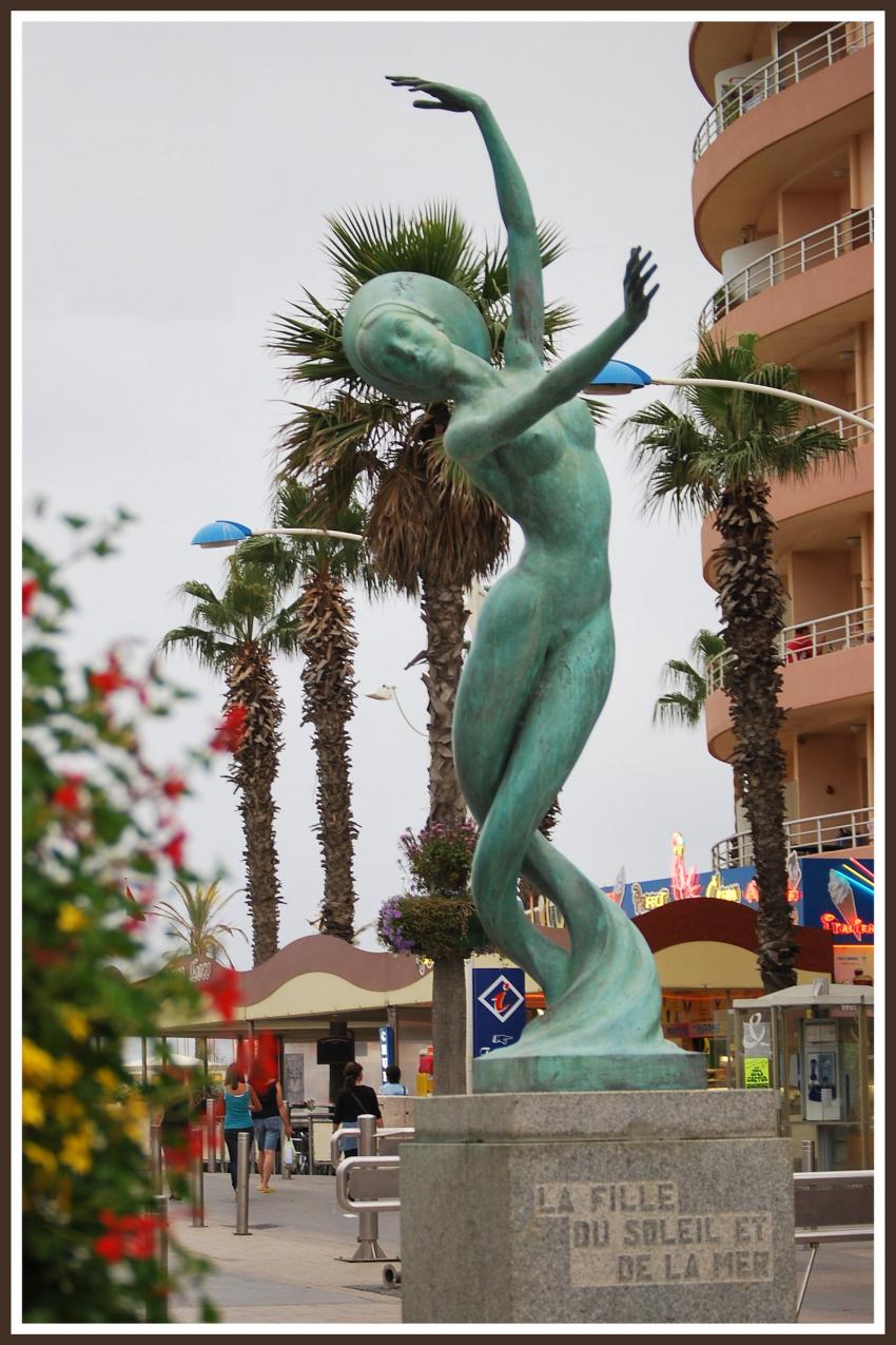 Statue  Canet-Plage (66)