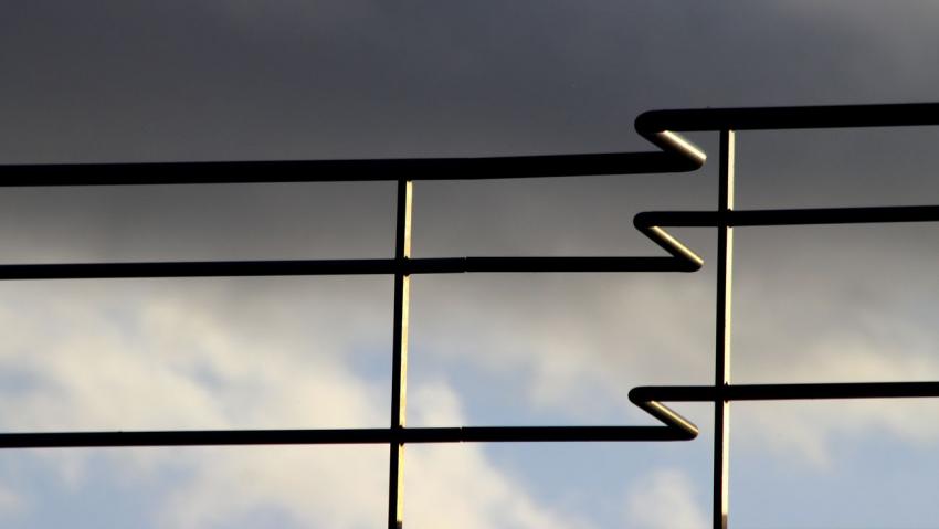 Ombre et lumire du garde-fou