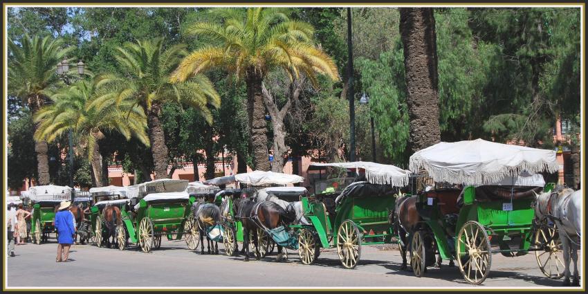 Station de taxis  Marrakech.