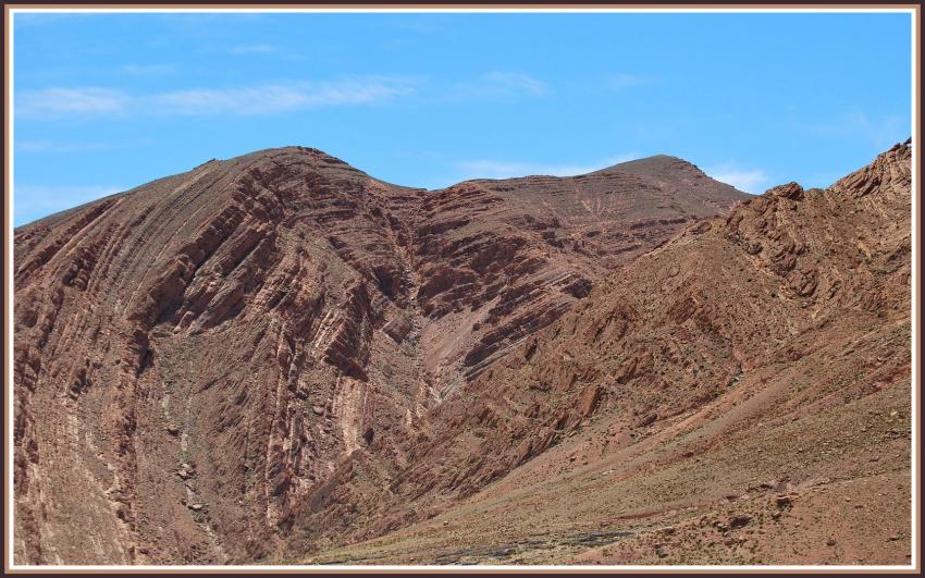 Paysage sur la route d'Oussikis