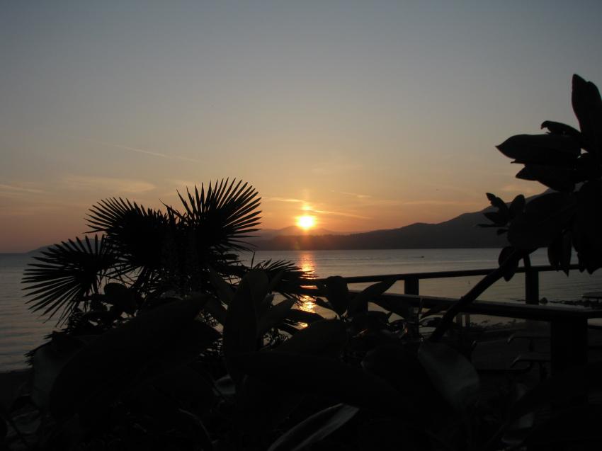 Coucher de soleil sur la baie de Vancouver