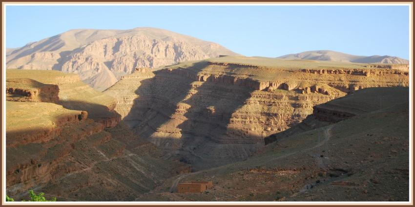 Paysage sur la route d'Oussikis