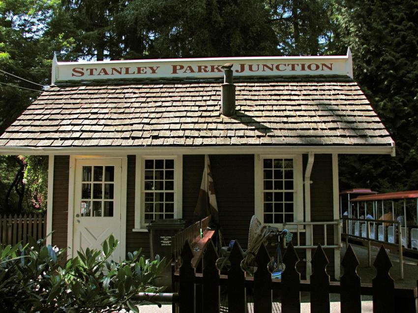 Mini gare du train de Stanley Park Vancouver