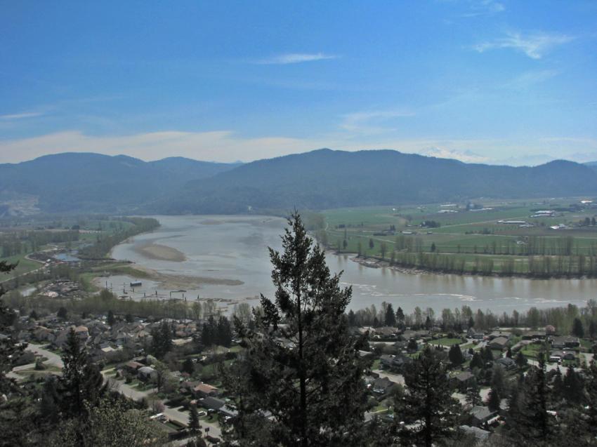 Mission,  dans la valle du Fraser river