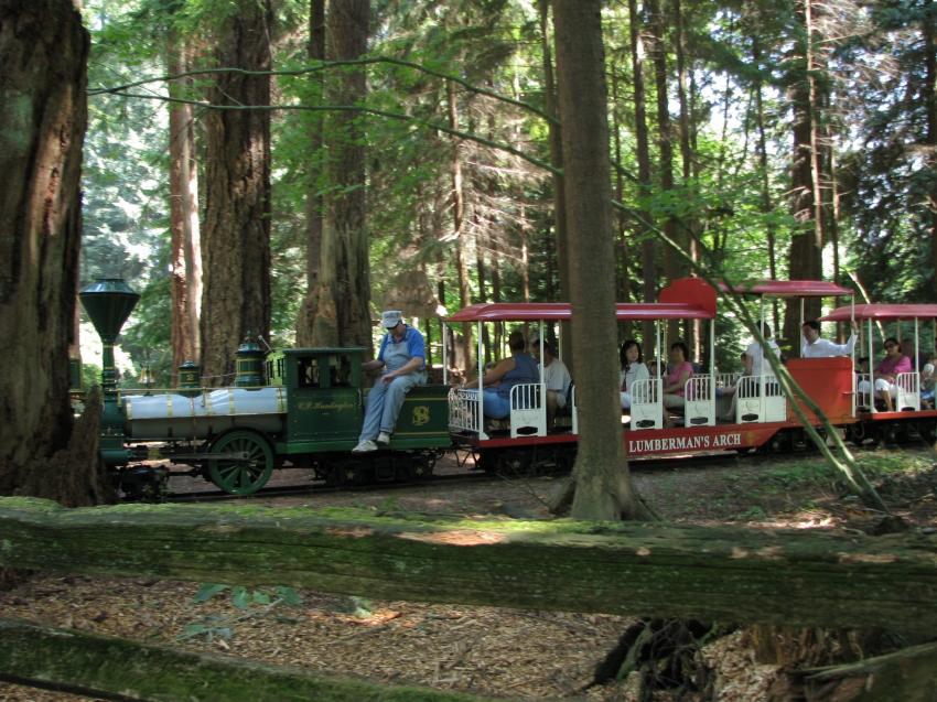Petit train  Stanley Park de Vancouver
