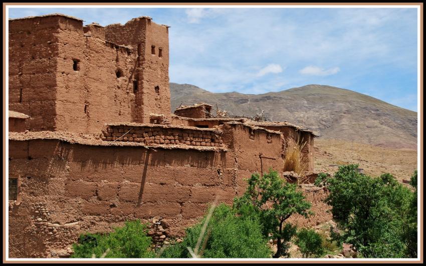 Maisons en pis au Maroc