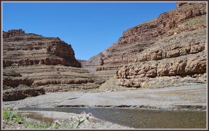 Paysage sur la route d'Oussikis
