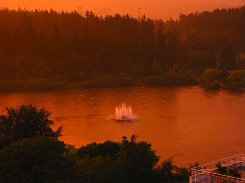 Coucher du soleil su sicle