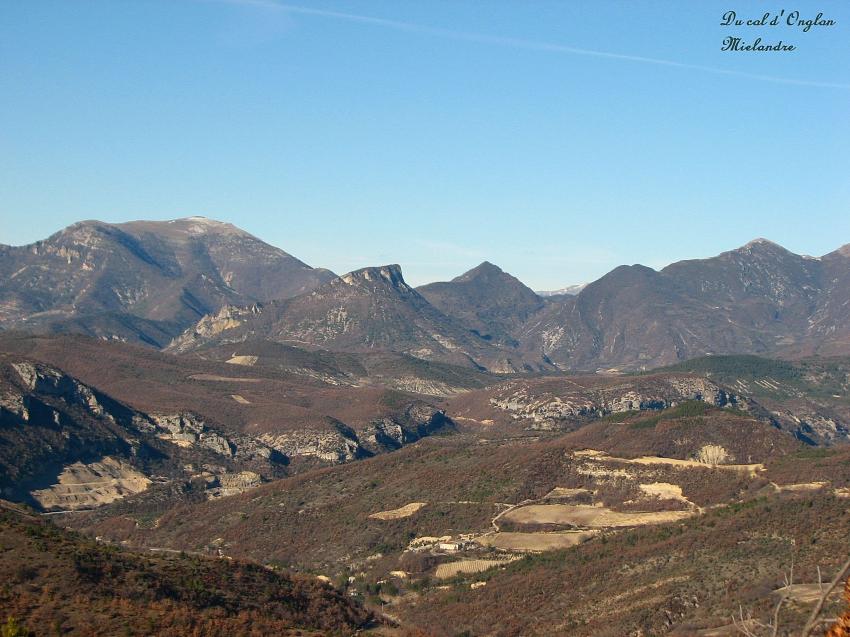 Du col d'Onglon : Mielandre