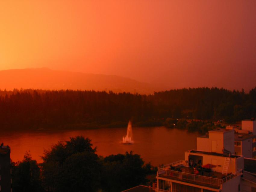 Coucher du soleil su sicle