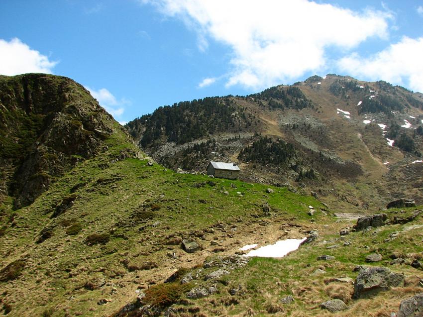 en montant au lac Dets Coubous ( Hautes Pyrnes )