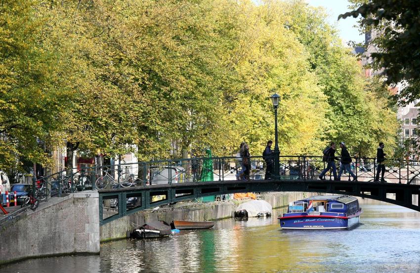 Amsterdam (129) Le bateau bleu