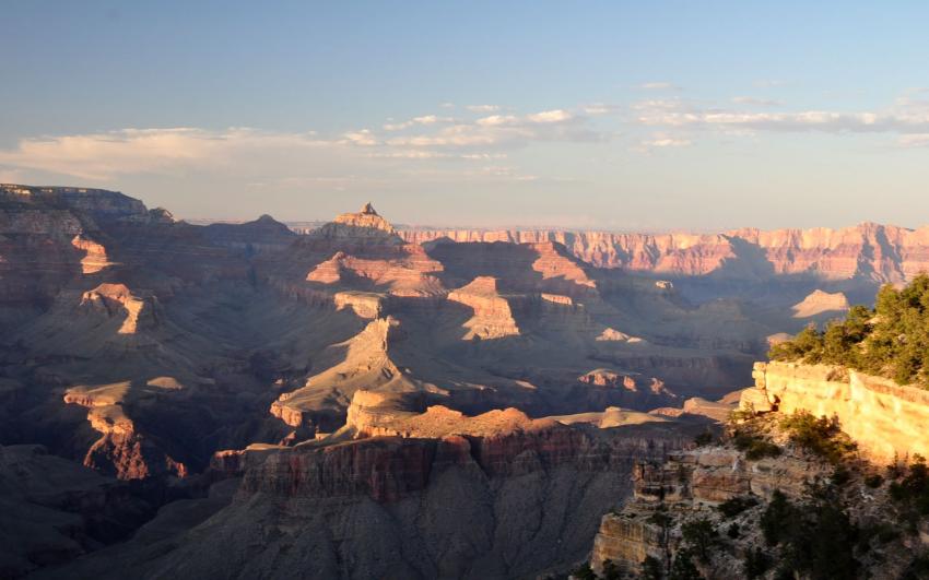 coucher de soleil au grand canyon