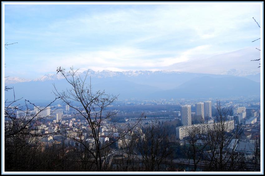 Grenoble vue de la Bastille