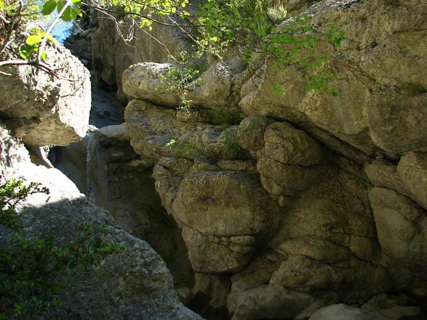 En remontant le torrent des Archettes 