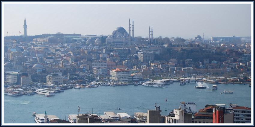 Istanbul - La Corne d'Or vue de la tour Galata