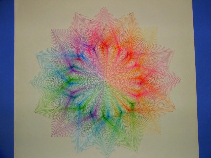 le soleil  arc en ciel