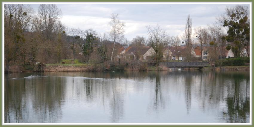 Reflets d'hiver  l'Isle-Adam (95)